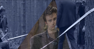 Tenth Doctor trapped in the Time Scoop