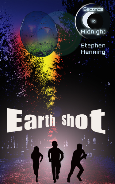 Book cover 'Earth Shot'. Book 1 in the Seconds to Midnight series